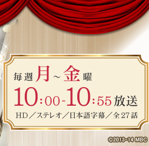 毎週月~金曜 10:00~10:55放送 HD/ステレオ/日本語字幕/全27話