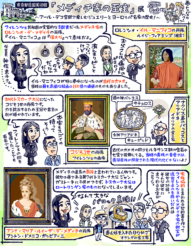 今回のPick up!「メディチ家の至宝」展〜アール・デコ空間で楽しむジュエリーとヨーロッパ名家の歴史!〜