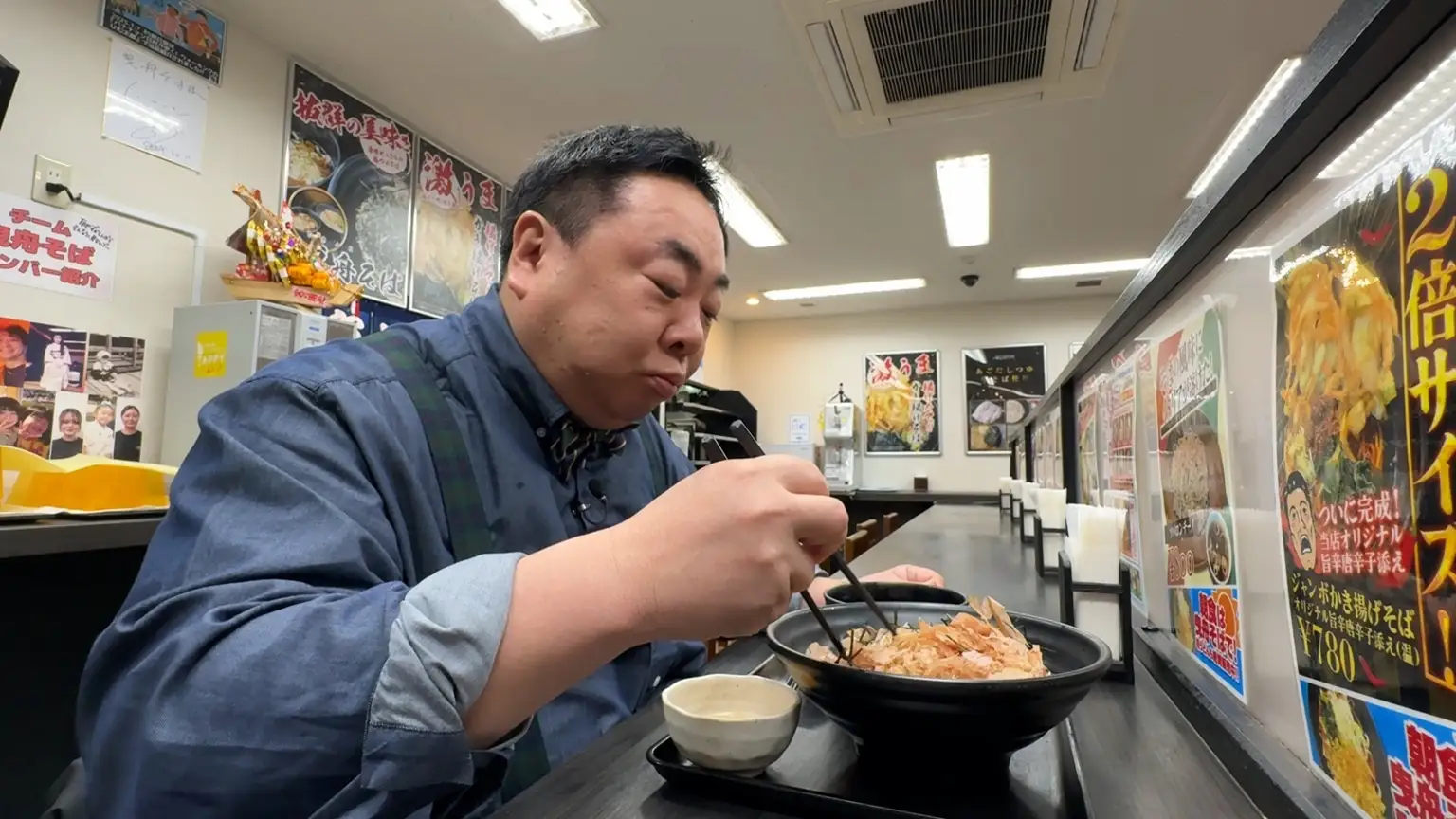 ドランク塚地のふらっと立ち食いそば｜東京・曳舟で見つけたサービス