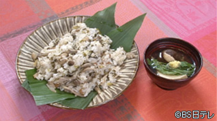 森クミ流 混ぜるだけのきのこご飯 森クミ流 干ししいたけのお吸い物