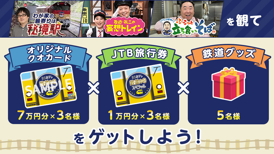 「鉄道の日スペシャル」豪華プレゼントキャンペーン！